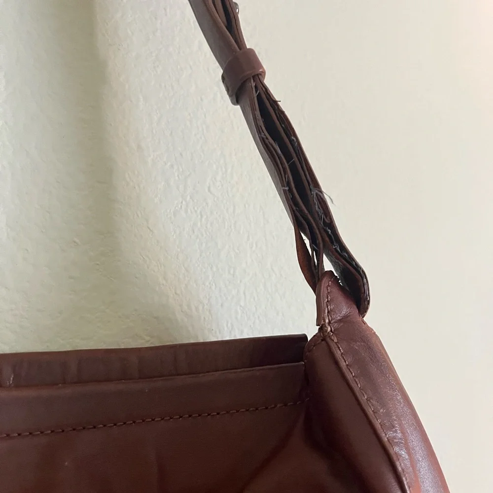 KOOBA large brown leather hobo shoulder bag‎